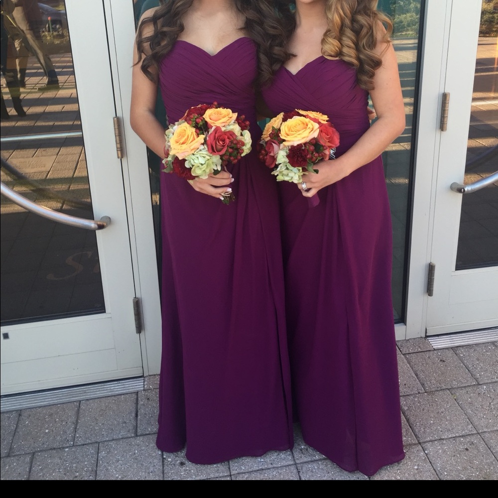 Bridesmaid Gown ruffle top